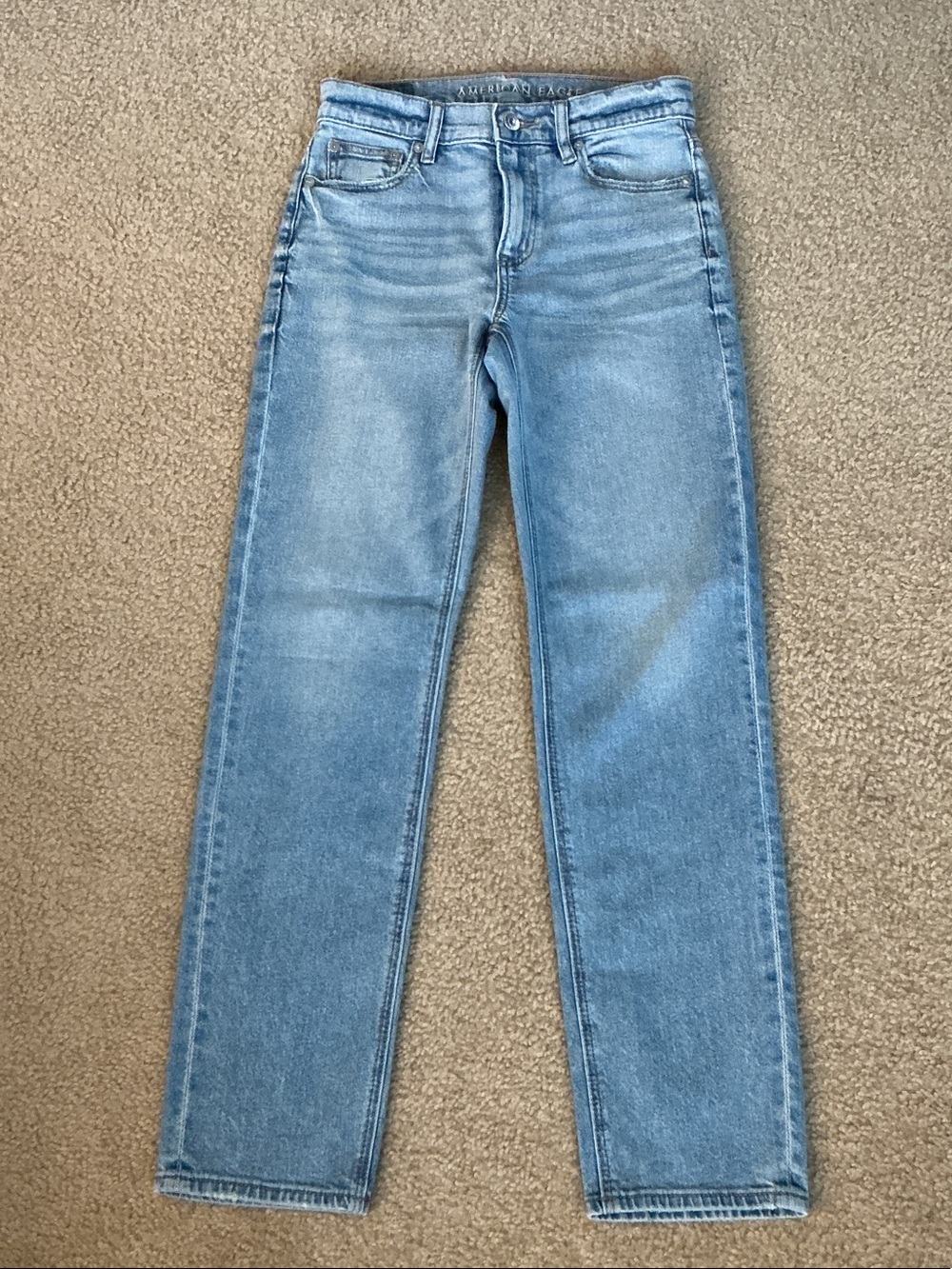 American Eagle Super High Rise Straight Women’s Jeans - Size 00 Regular